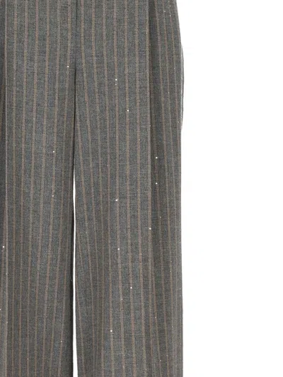 Lorena Antoniazzi Trousers In Gray