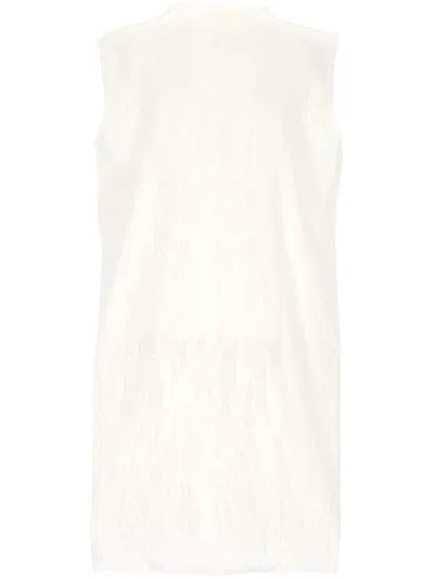 Issey Miyake Pleats Please  Dresses In White