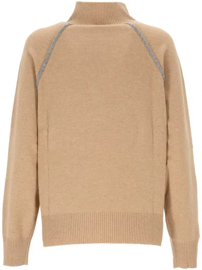 Lorena Antoniazzi Sweaters In Brown