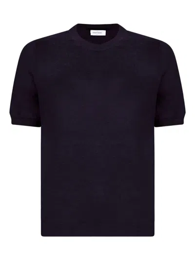 Gran Sasso Short-sleeves Sweater In Animal Print