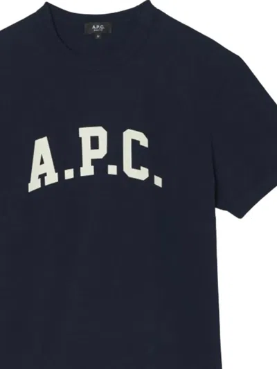 Apc A.p.c. T-shirts And Polos In Blue