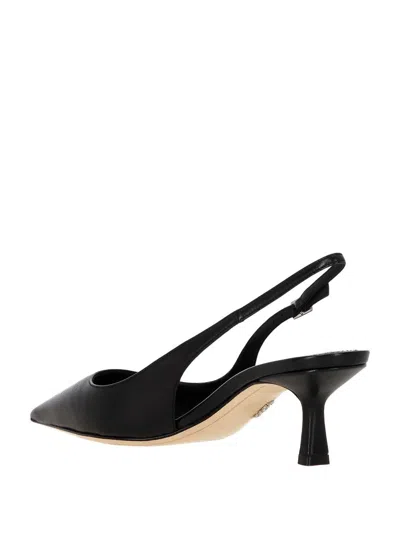 Rodo 35mm Slingback Leather Pumps In Black