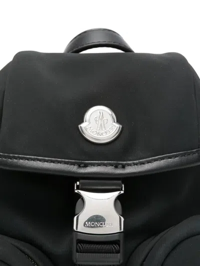 Moncler Women Black Polyester Bag In Black