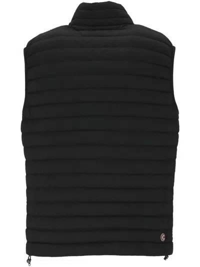 Colmar Quilted Sleeveless Vest In Black