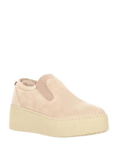 Agnona Platform Sneakers In Neutral