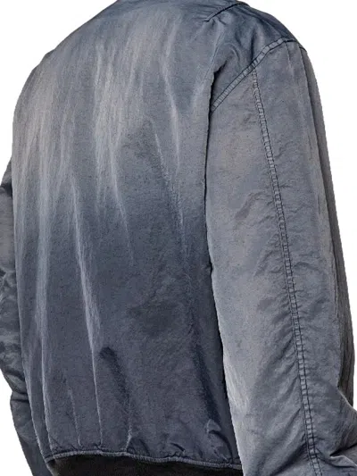 Diesel Gradient Effect Bomber Jacket In Gray