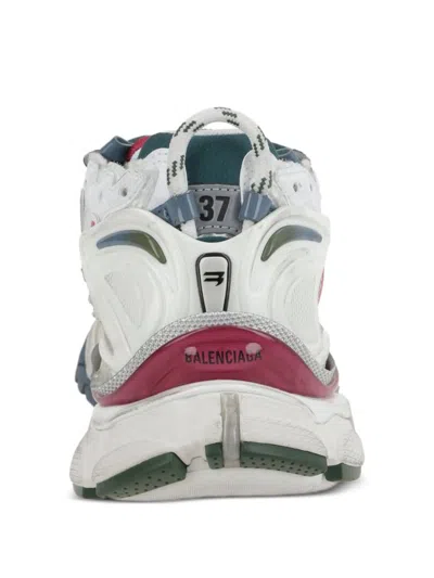 Balenciaga Women Runner Low-top Mesh Sneakers In Red