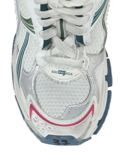 Balenciaga Women Runner Low-top Mesh Sneakers In Red