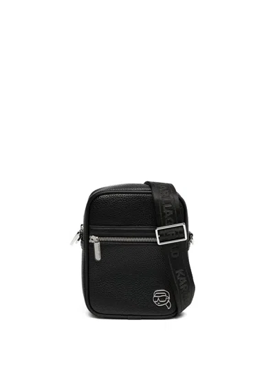 Karl Lagerfeld Small Kikon Bag In Black