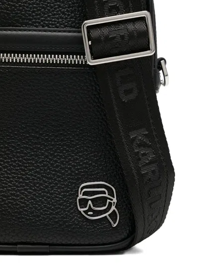 Karl Lagerfeld Small Kikon Bag In Black