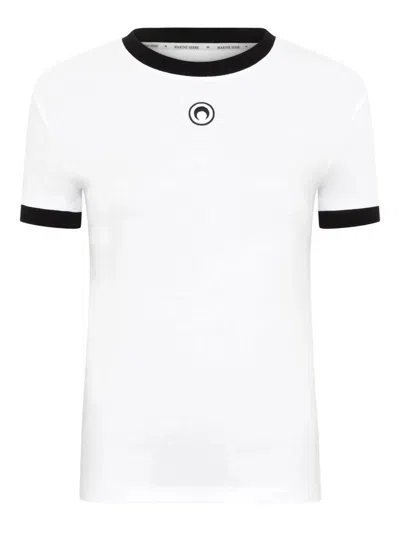 Marine Serre T-shirts And Polos In White