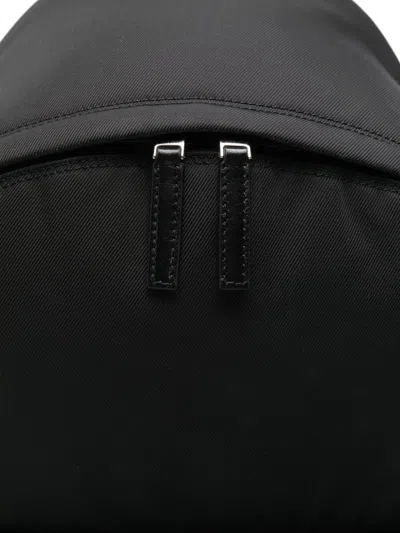 Givenchy Black Backpack With Adjustable Shoulder Straps And Logo On Front In Tech Fabric Man