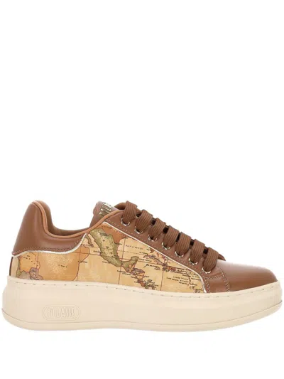 Alviero Martini Sneakers In Brown