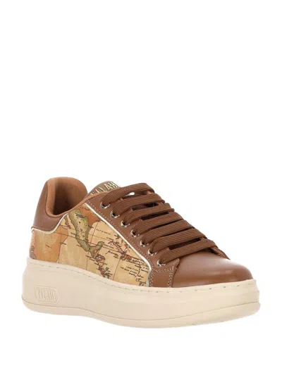 Alviero Martini Sneakers In Brown