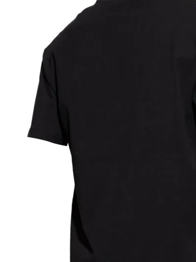 Givenchy Black T-shirt With Maxi Logo On The Front In Cotton Man