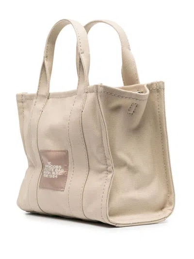 Marc Jacobs Cappuccino Canvas The Tote Shopping Bag In Neutral
