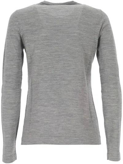 Goes Botanical Buttoned Cardigan In Gray