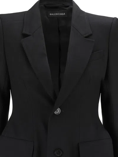 Balenciaga Blazer Jacket In Black