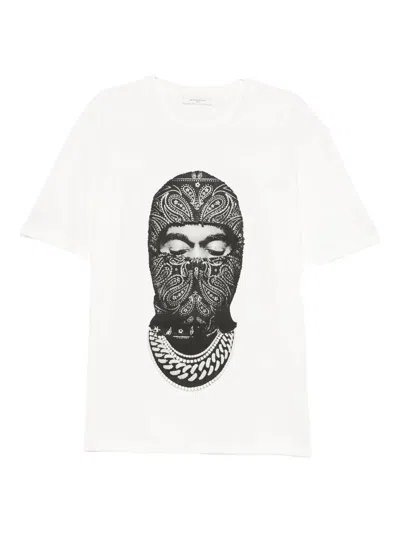 Ih Nom Uh Nit Graphic Print Crew-neck Short Sleeve T-shirt In Nude