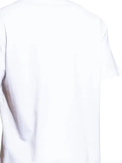 Givenchy White T-shirt With Maxi Logo On The Front In Cotton Man In White