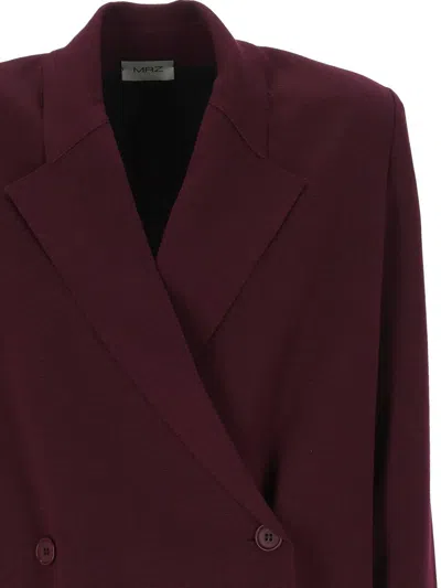 Mrz Jackets In Burgundy