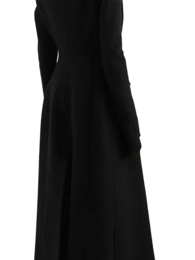 Dolce & Gabbana Double-breasted Coat In Black