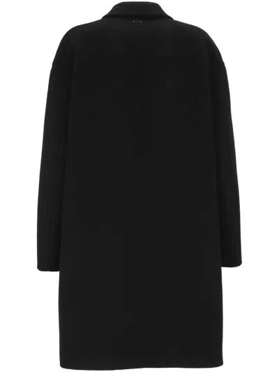 Agnona Coats In Black