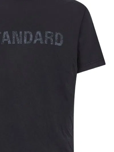 Balenciaga Standard Print Faded T-shirt In Black