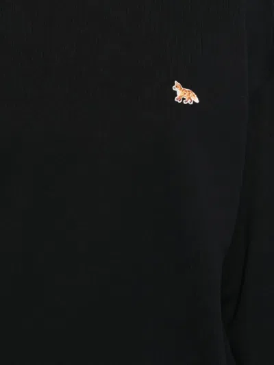 Maison Kitsuné Sweaters In Black