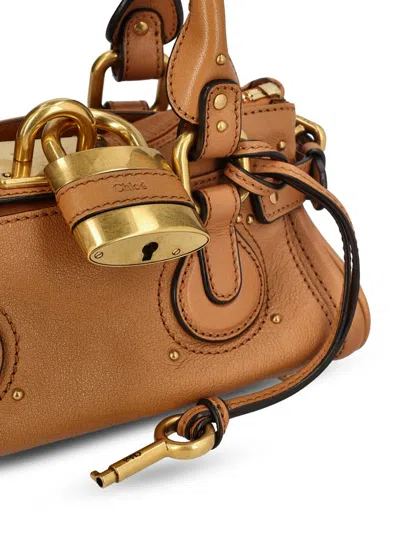 Chloé Womens Mustang Brown Paddington Small Leather Top-handle Bag In Brown