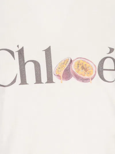 Chloé T-shirt And Polo Shirt In Gold