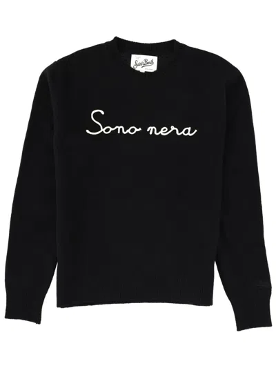 Mc2 Saint Barth New Queen Jersey In Black