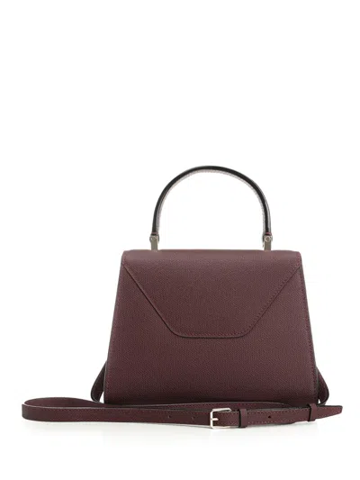 Valextra Iside Handbags Bordeaux In Burgundy