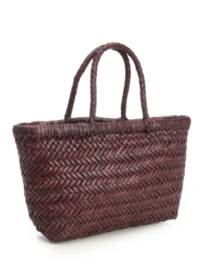 Dragon Diffusion Mini Flat Gora Handbags Bordeaux