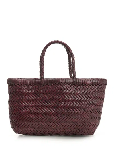 Dragon Diffusion Mini Flat Gora Handbags Bordeaux