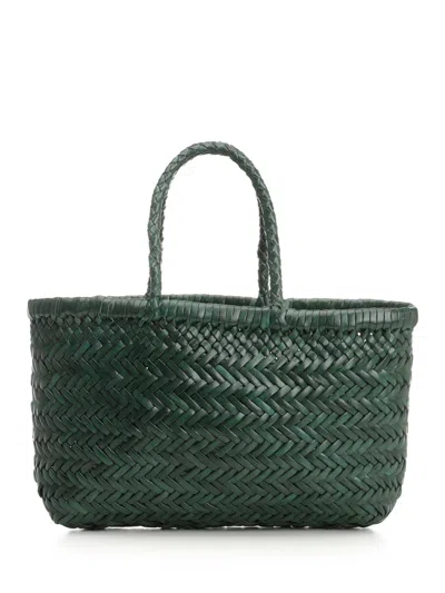 Dragon Diffusion Mini Flat Gora Handbags Green