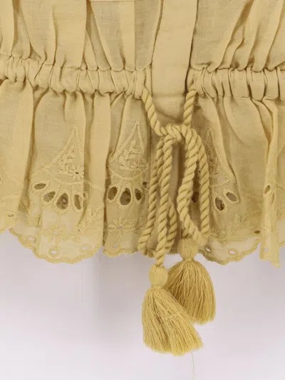 Isabel Marant Étoile Polly Organic Cotton Tassel Trim Top