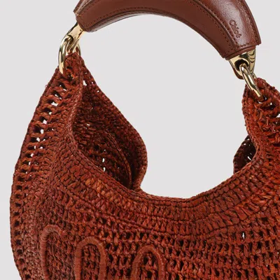 Chloé Chloe Summer Banana Hobo Bag Women In Brown