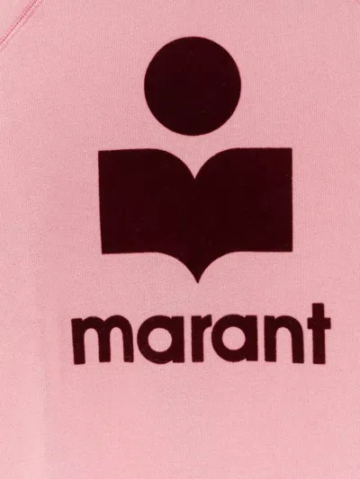 Isabel Marant Étoile Milly Ny Biologic Coton Sweatshirt In Pink