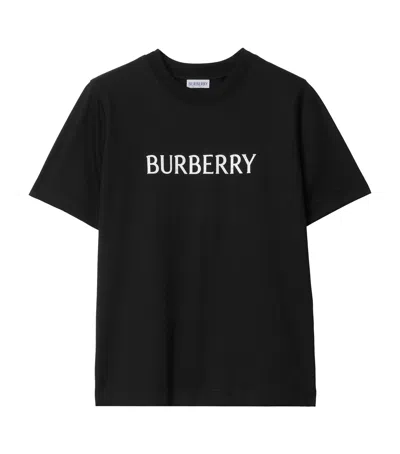 Burberry Frankie Logo Graphic T-shirt In Black