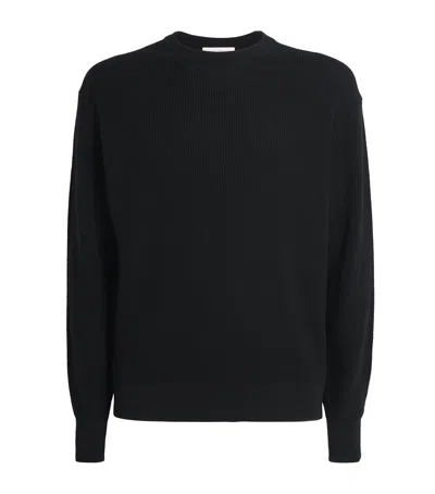 Studio Nicholson X Aaron Levine Merino-cashmere Portland Sweater In Black
