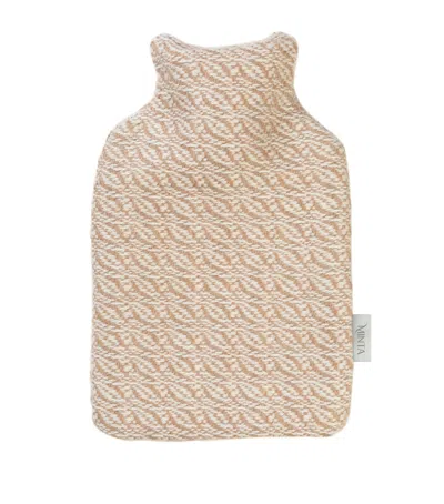 Araminta Campbell Small Alpaca-blend Hot Water Bottle In Neutral