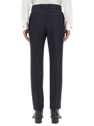 Alexander Mcqueen Alexander Mc Queen Tailored Cigarette Pants In Blue
