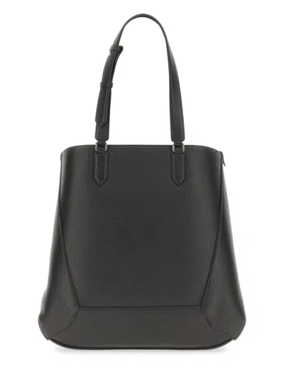 Alexander Mcqueen Men Tote Bag The Edge In Black