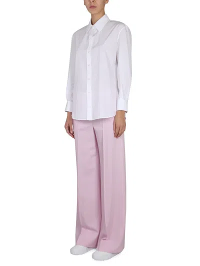 Alexander Mcqueen Women Poplin Shirt In White