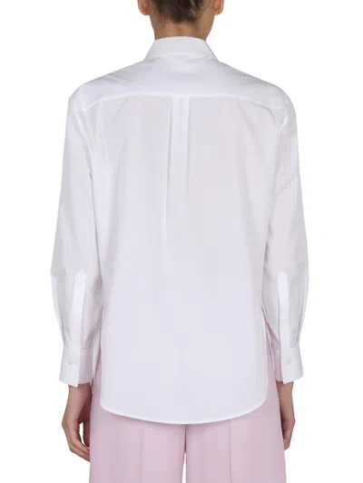 Alexander Mcqueen Women Poplin Shirt In White