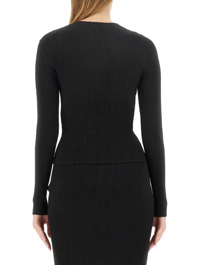 Alexander Mcqueen Women Shirt Cut Out In Black