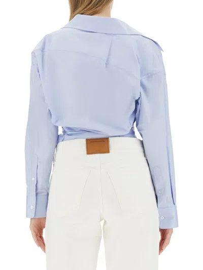 Alexander Wang Women Draped Shirt In Multi