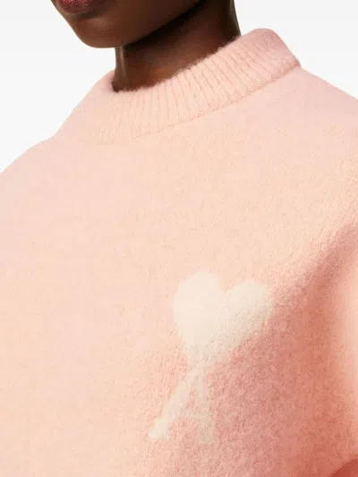 Ami Alexandre Mattiussi Ami Paris Women Ami De Coeur Sweater In Multi