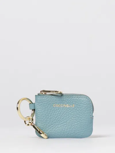 Coccinelle Key Chain  Woman Color Blue In Blue
